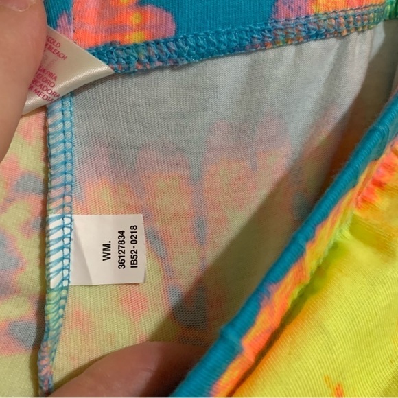 No Boundaries Neon Tie Dye Sunbursts Design Leggings. Size Small (3-5). - Picture 4 of 7